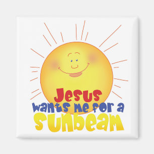 Jésus me veut pour un aimant de Sunbeam