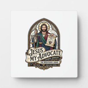 Jesus mein Anwalt Jesus Gerichts Anwalt Christi Fotoplatte