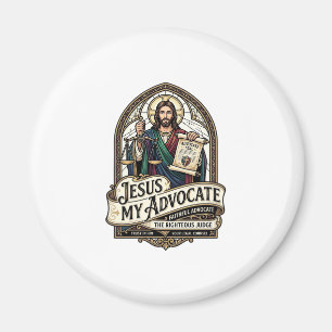 Jesus mein Fürsprecher Jesus Gerichtsbefürworter C Magnet