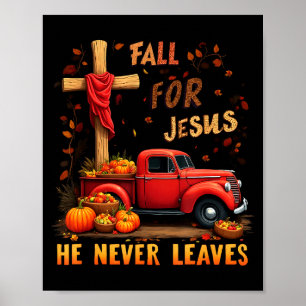 Jesus Meine Lieblingsjahreszeit Herbst Christliche Poster