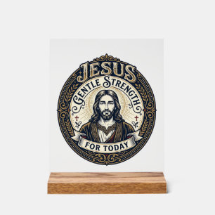 Jesus Memory Care Alzheimer Pflegekraft Shirt Chri Acrylschild