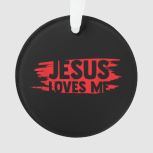 Jesus Men Women Kinder Spaß Christliche Bibel Glau Ornament