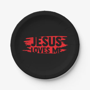 Jesus Men Women Kinder Spaß Christliche Bibel Glau Pappteller