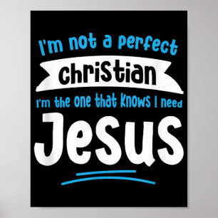 Jesus Men Women Kinder Spaß Christliche Bibel Glau Poster