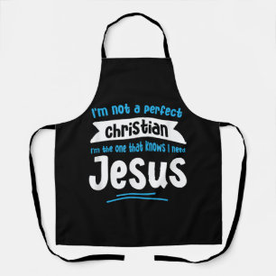 Jesus Men Women Kinder Spaß Christliche Bibel Glau Schürze