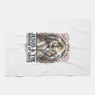 Jesus Menopause Midlife Frauen Ermutigung Shirt Geschirrtuch
