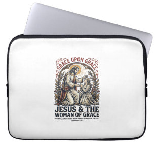 Jesus Menopause Midlife Frauen Ermutigung Shirt Laptopschutzhülle