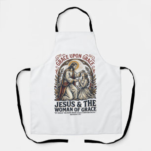 Jesus Menopause Midlife Frauen Ermutigung Shirt Schürze