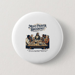 Jesus Mens Gruppe Brüderschaft Retreat T-Shirt Ins Button