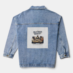 Jesus Mens Gruppe Brüderschaft Retreat T-Shirt Ins Jeansjacke