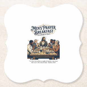 Jesus Mens Gruppe Brüderschaft Retreat T-Shirt Ins Untersetzer