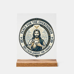 Jesus Mental Health Bekräftigungen T-Shirt Inspira Acrylschild