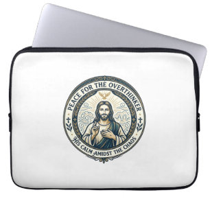 Jesus Mental Health Bekräftigungen T-Shirt Inspiri Laptopschutzhülle