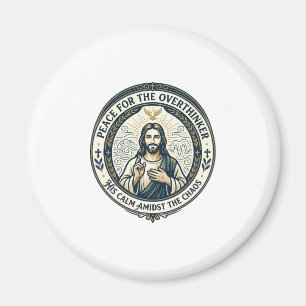 Jesus Mental Health Bekräftigungen T-Shirt Inspiri Magnet