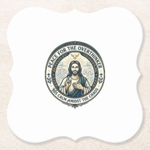 Jesus Mental Health Bekräftigungen T-Shirt Inspiri Untersetzer