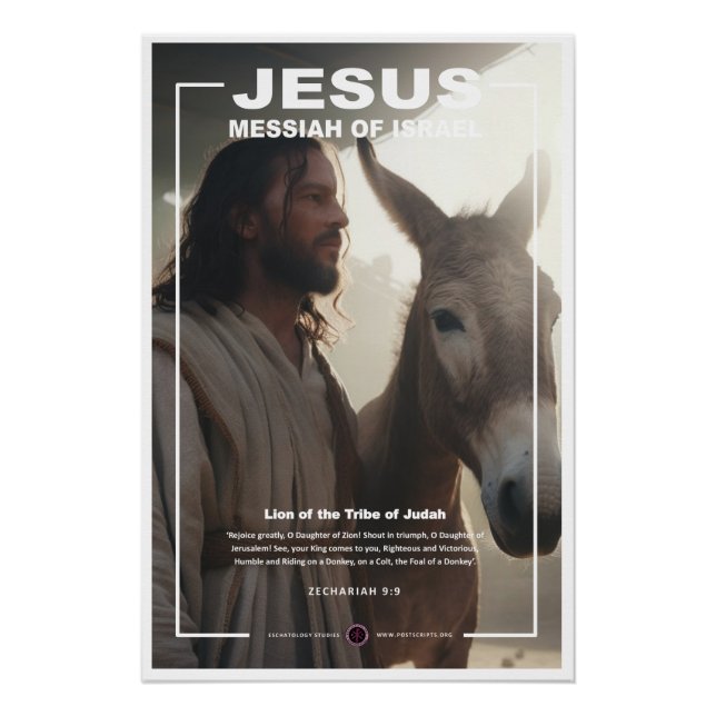 Jesus - Messias Israels Poster (Vorderseite)