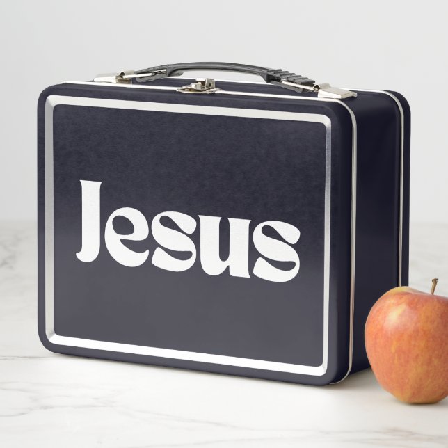 Jesus Metall Brotdose (Beispiel)