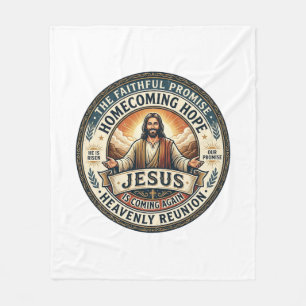 Jesus Militärpartner Wartende Ehefrau T-Shirt Insp Fleecedecke