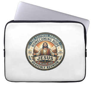 Jesus Military-Ehepartner Wartet Ehefrau T-Shirt I Laptopschutzhülle