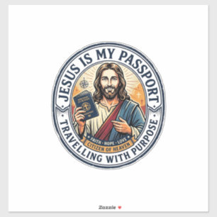 Jesus Missionar Globales Missions-Shirt Christlich Aufkleber