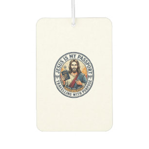 Jesus Missionar Globales Missions-Shirt Christlich Autolufterfrischer
