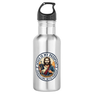 Jesus Missionar Globales Missions-Shirt Christlich Edelstahlflasche