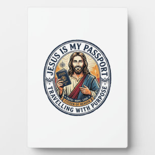 Jesus Missionar Globales Missions-Shirt Christlich Fotoplatte