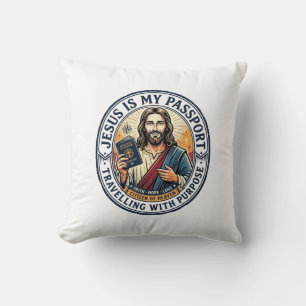 Jesus Missionar Globales Missions-Shirt Christlich Kissen