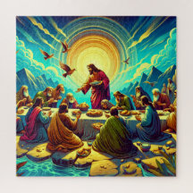 Jesus mit den 12 wünscht Puzzle