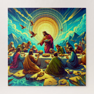 Jesus mit den 12 wünscht Puzzle