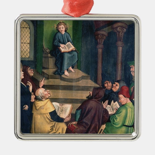 Jesus mit den Ärzten Silbernes Ornament (Vorne)