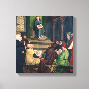 Jesus mit den Doktoren Leinwanddruck