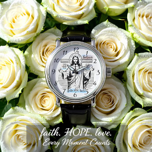 Jesus mit einem Serenlook Armbanduhr