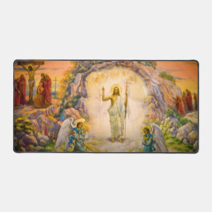 JESUS mit H 2 ANGELS Schreibtischunterlage