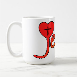  Jesus mit Herz  Kaffeetasse