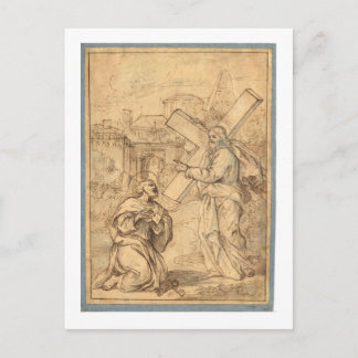 JESUS MIT PETER POSTKARTE