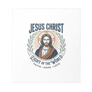 Jesus Modest Fashion Feminine Werte T-Shirt Inspi Notizblock