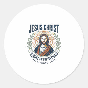 Jesus Modest Fashion Feminine Werte T-Shirt Inspi Runder Aufkleber