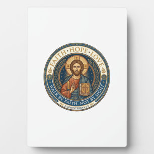 Jesus Mönchische Kontemplative Spiritualität Grafi Fotoplatte