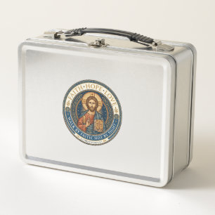 Jesus Mönchische Kontemplative Spiritualität Grafi Metall Brotdose