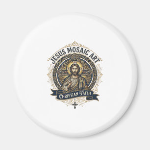 Jesus-Mosaikkunst Jesus-Mosaikkunst Christlicher G Magnet