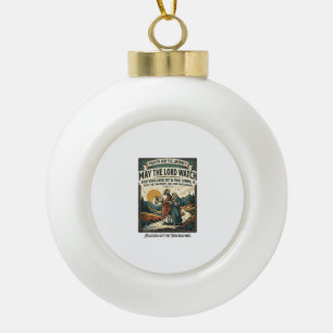 Jesus Motorradclub-Ehepartner T-Shirt Inspirierend Keramik Kugel-Ornament