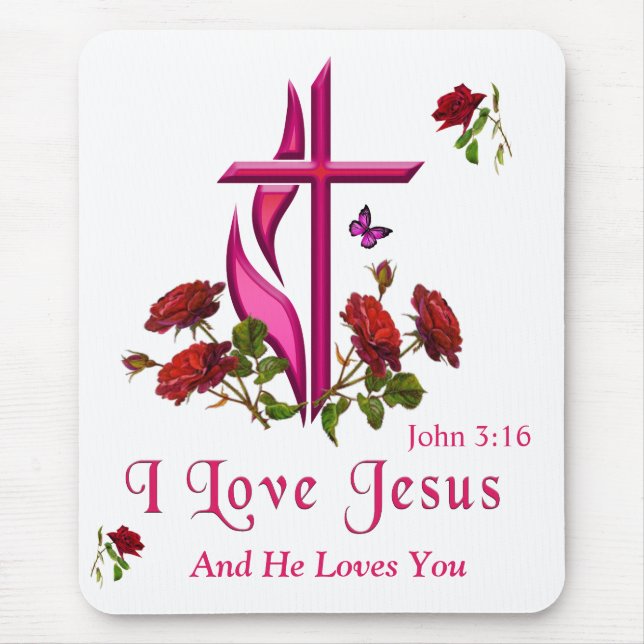Jesus Mousepad (Vorne)