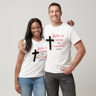 „Jesus muss wachsen“ Christliches Schriftzug-Shirt T-Shirt