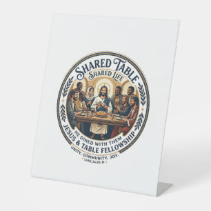 Jesus Mütter Gruppe Frauen Bibelstudie Vintage-Shi Sockelschild