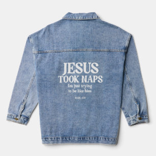 Jesus nahm Nickerchen, die ich nur versuche, wie e Jeansjacke