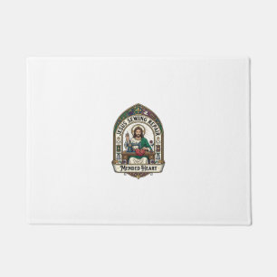 Jesus Nähreparatur Herz Jesu Nähreparatur Fußmatte