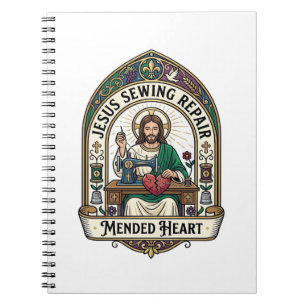 Jesus Nähreparatur Herz Jesu Nähreparatur Notizblock