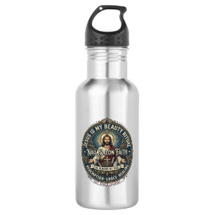 Jesus Nail Tech Nageldesigner T-Shirt Inspirierend Edelstahlflasche
