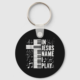 Jesus Name Klavier Keyboard Christliche Anbetung Schlüsselanhänger